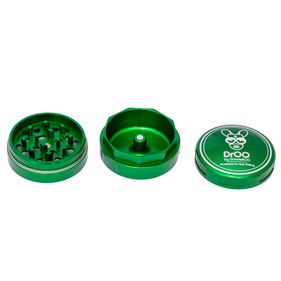 Threadless 3 Piece 'DRoo' 55mm Herb Grinder