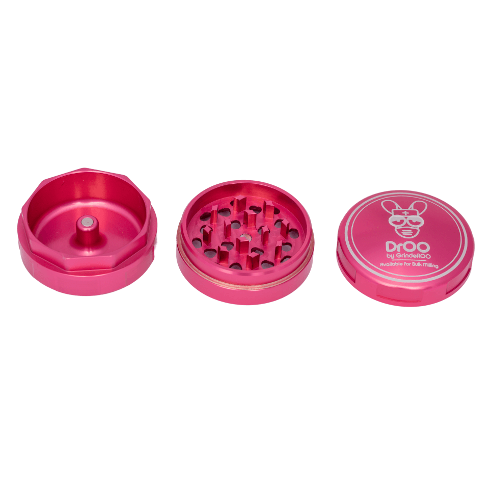 Threadless 3 Piece 'DRoo' 55mm Herb Grinder