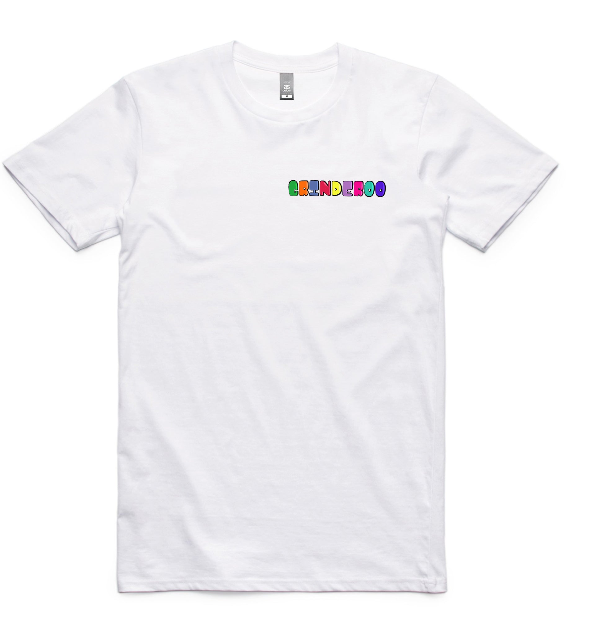 The Aussie Roo Tee by GrindeROO - White