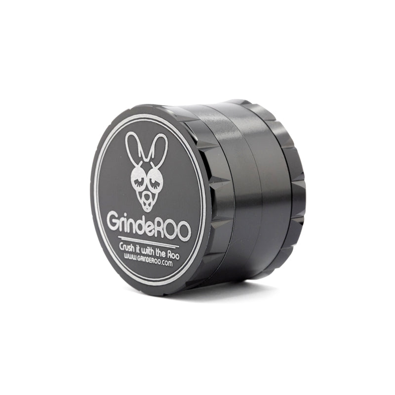 GrindeROO 4 Piece Premium Metal Herb Grinder - The 'OG'