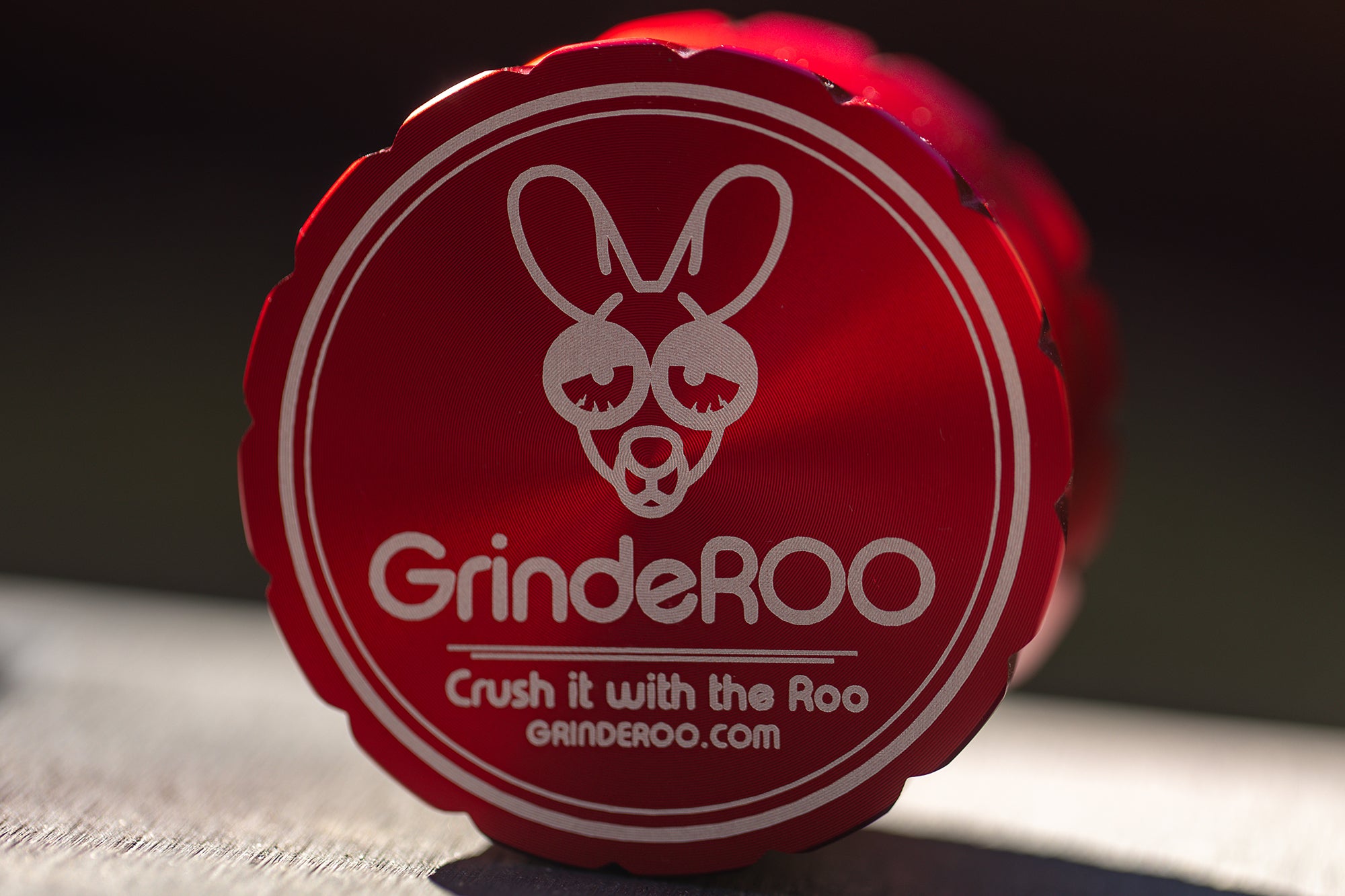 GrindeROO 4 Piece Premium Metal Herb Grinder - The 'OG'