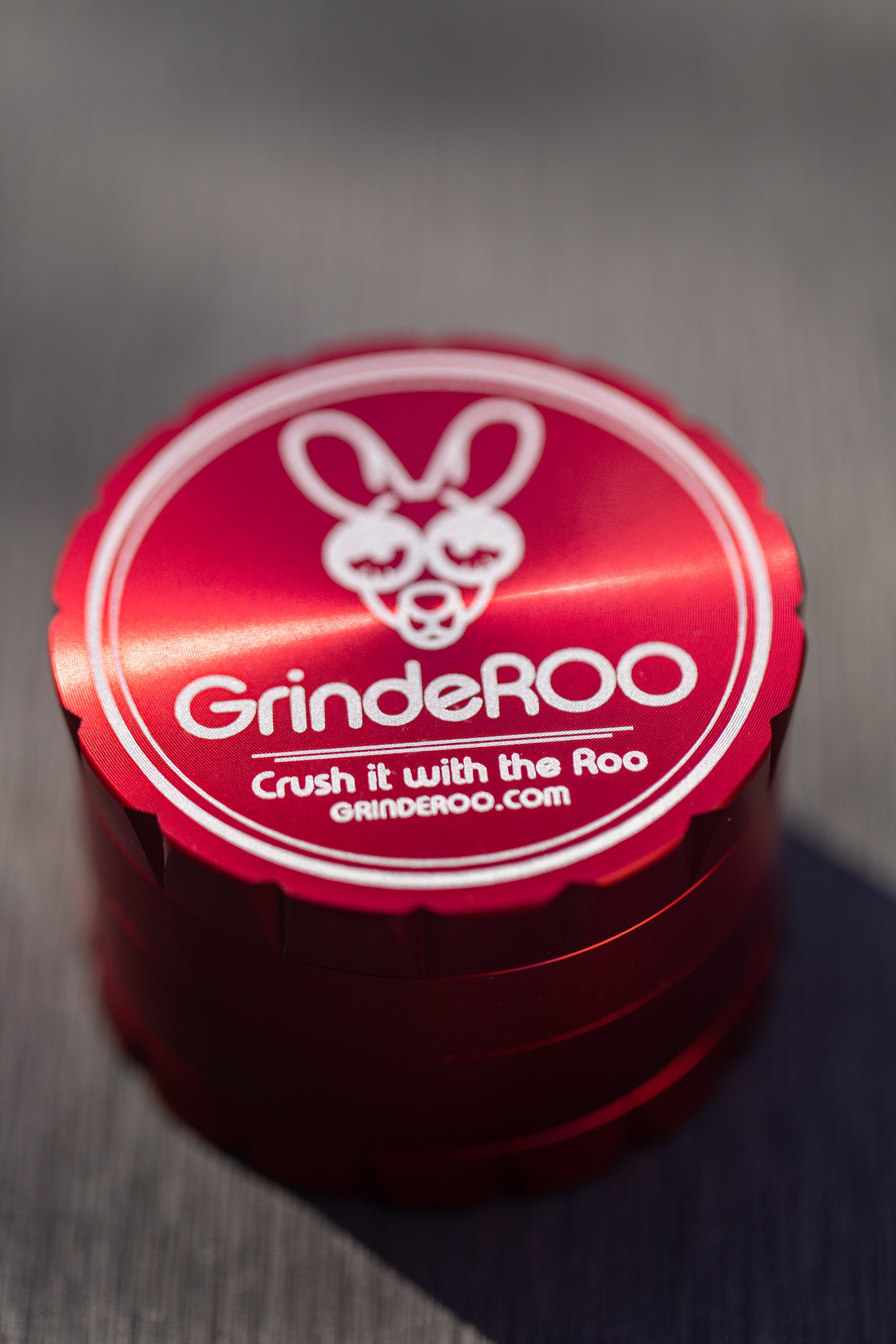 GrindeROO 4 Piece Premium Metal Herb Grinder - The 'OG'