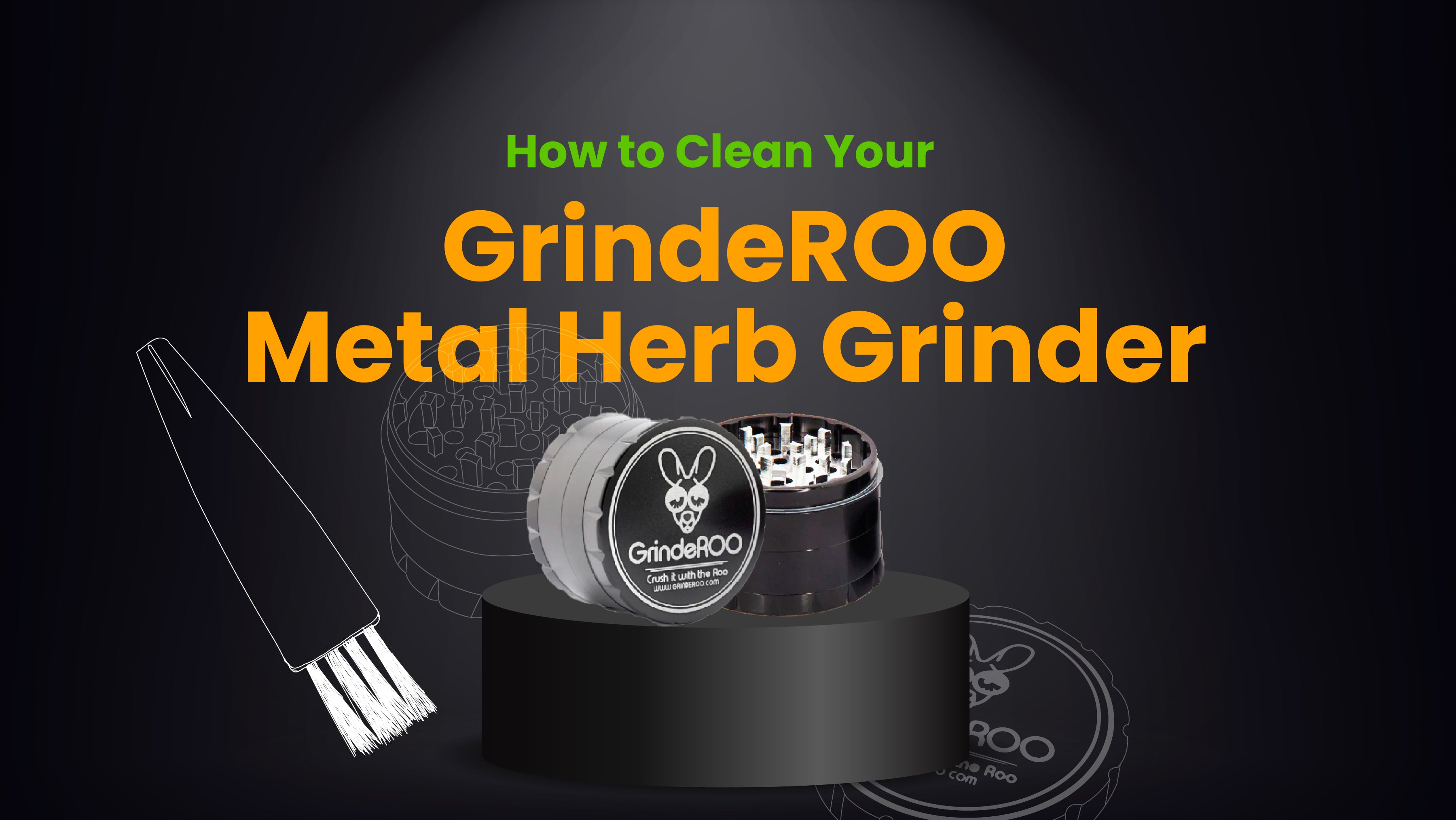 How to Clean Your GrindeROO Metal Herb Grinder