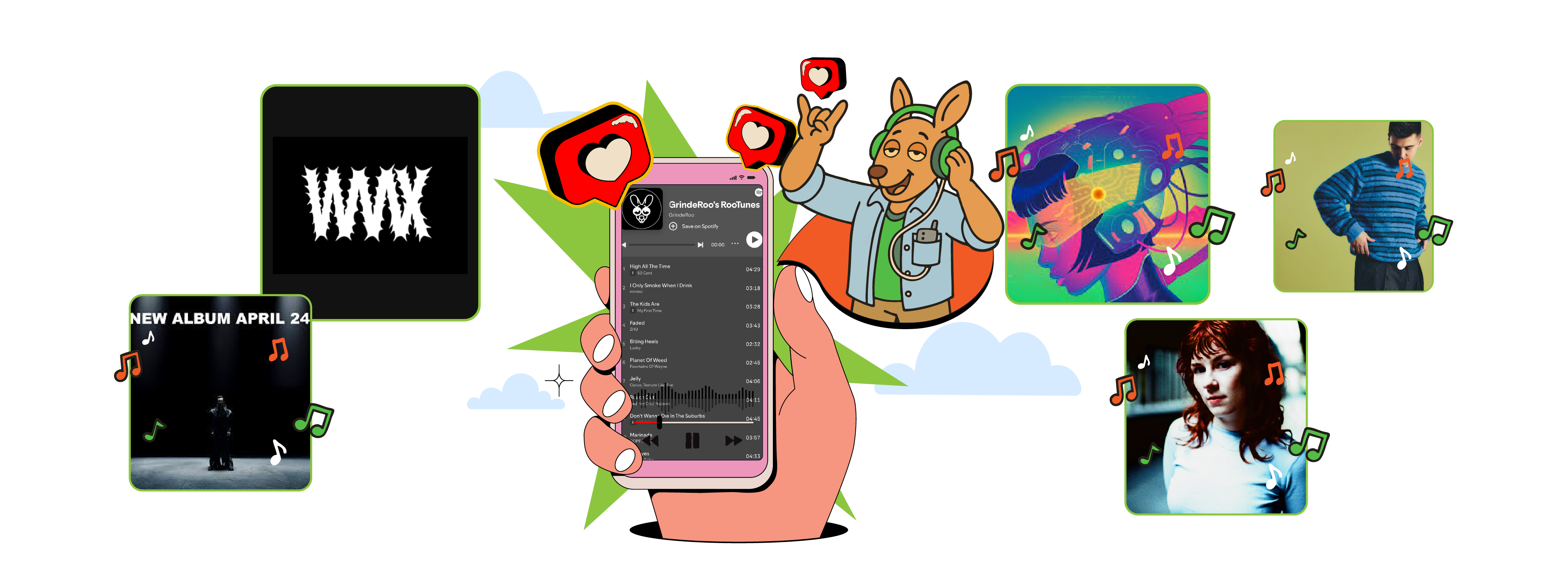 April RooTunes Playlist: Electronic, Indie and Aussie Tracks for Your 4/20 Sesh