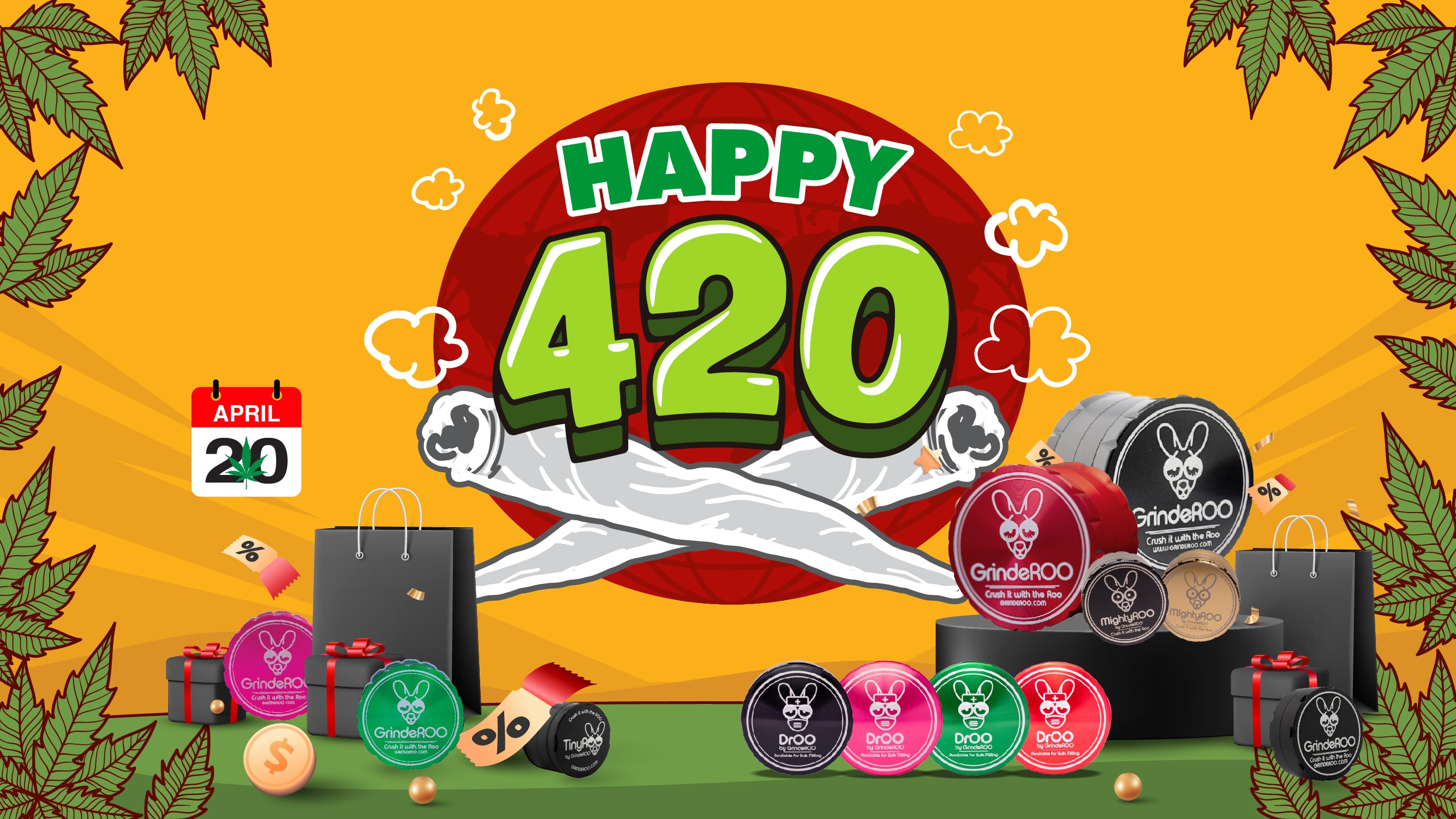 420 Sale Alert: New MightyRoo and DRoo Herb Grinders Back in Stock!