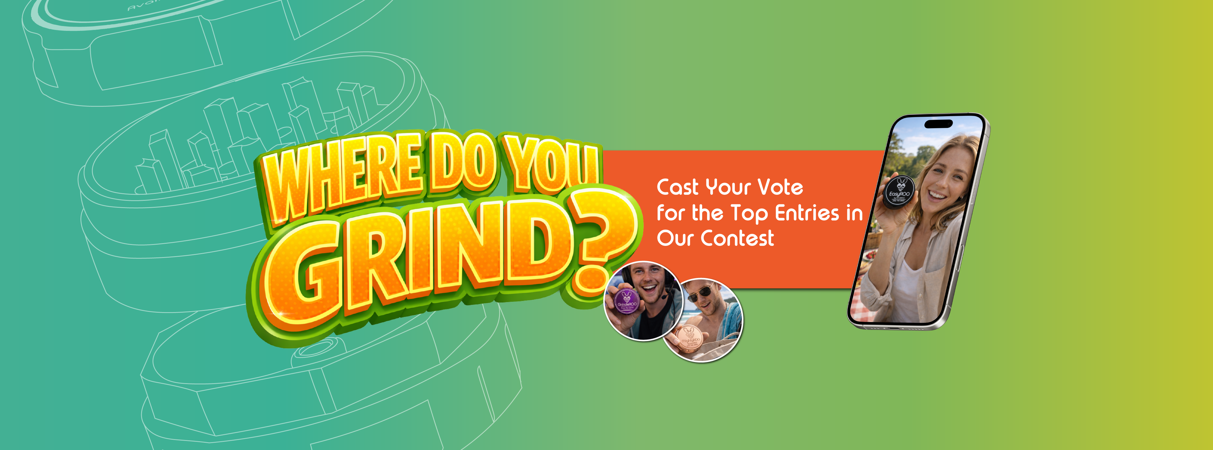 Cast Ya Vote for #WhereDoYouGrind Contest