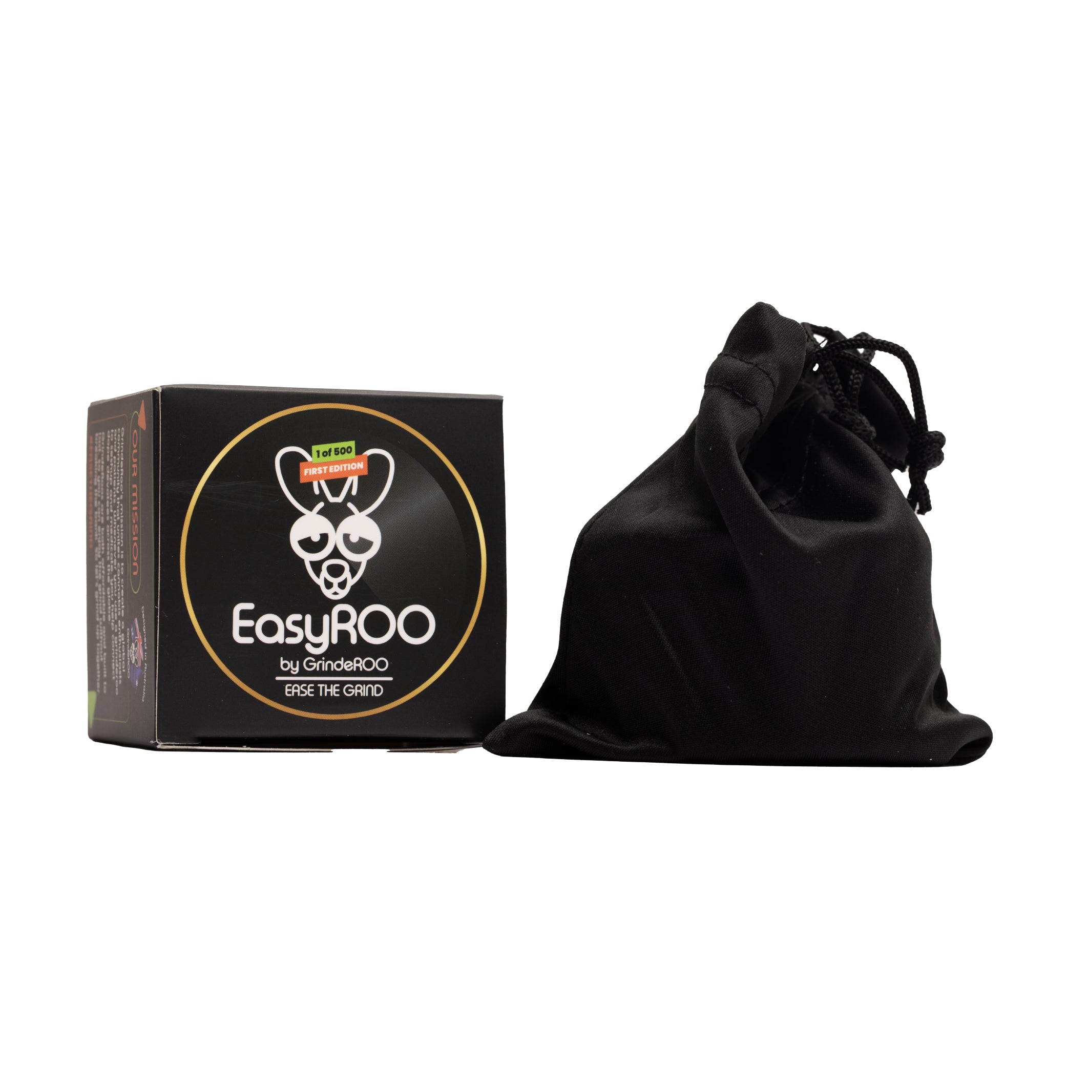 EasyRoo 1st Edition – Premium 63mm Threadless 3-Piece Ceramic Non-Stick Herb Grinder