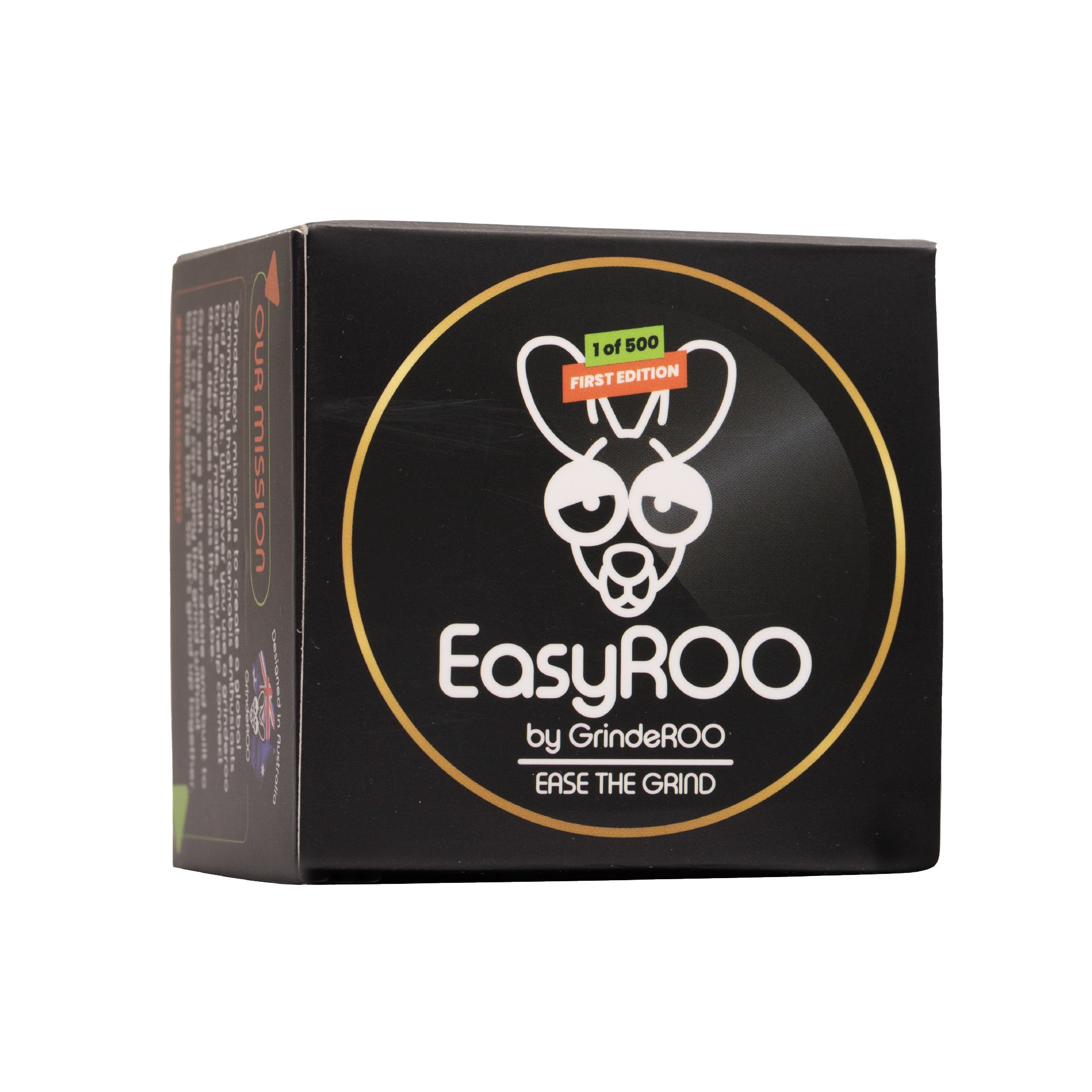 EasyRoo 1st Edition – Premium 63mm Threadless 3-Piece Ceramic Non-Stick Herb Grinder