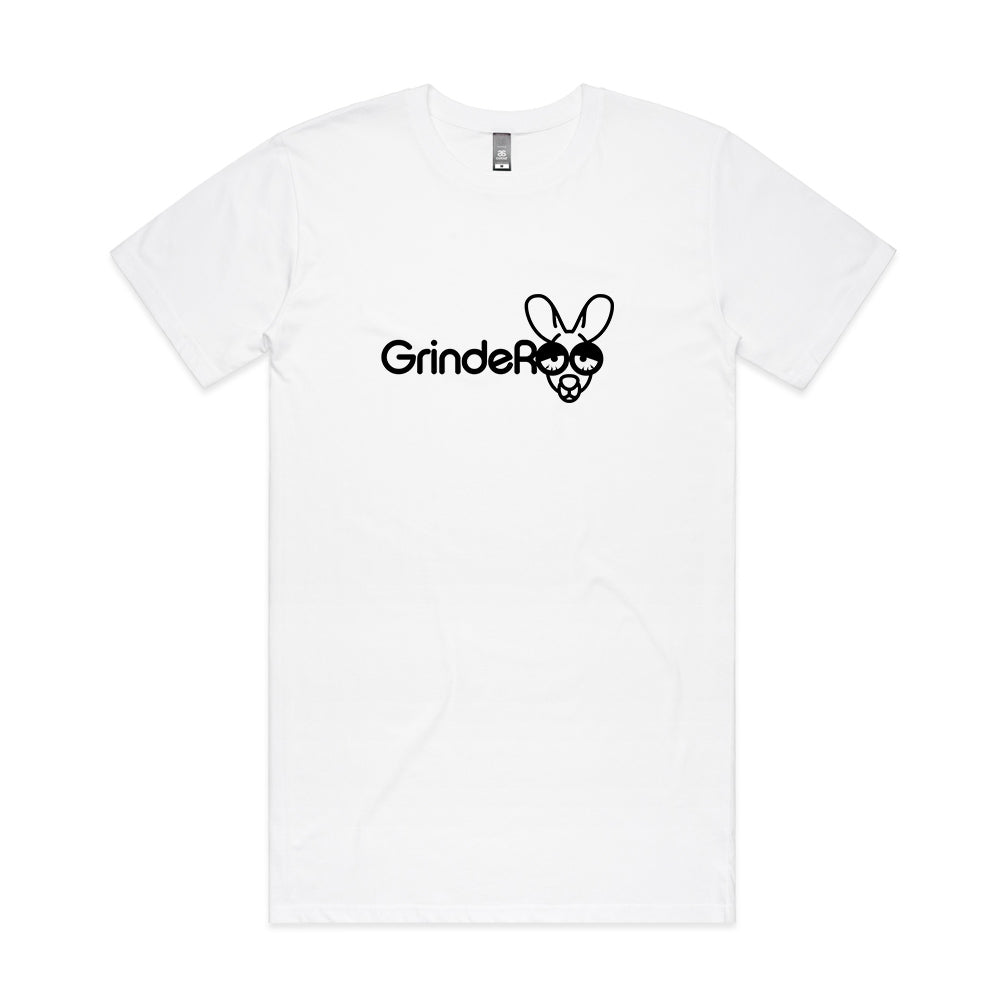 GrindeROO Big Logo – Men's Tee | White