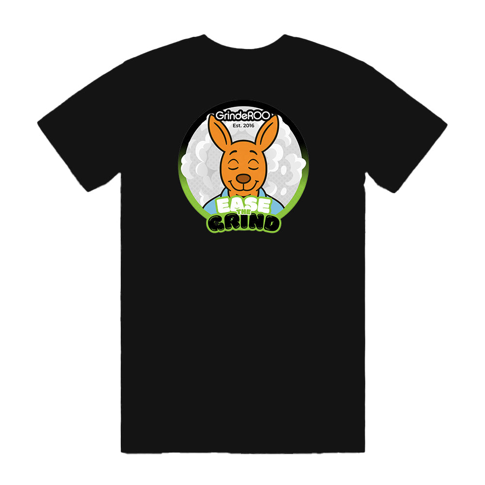 GrindeROO Ease The Grind – Men's Tee | Black