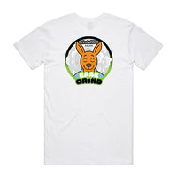 GrindeROO Ease The Grind – Men's Tee | White