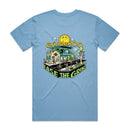 GrindeROO Ease The Grind RooVille – Men's Tee | Carolina Blue