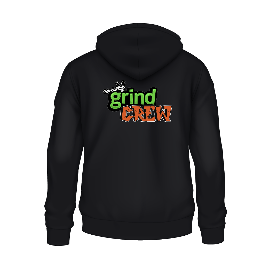 GrindeROO Grind Crew – Hoodie | Black
