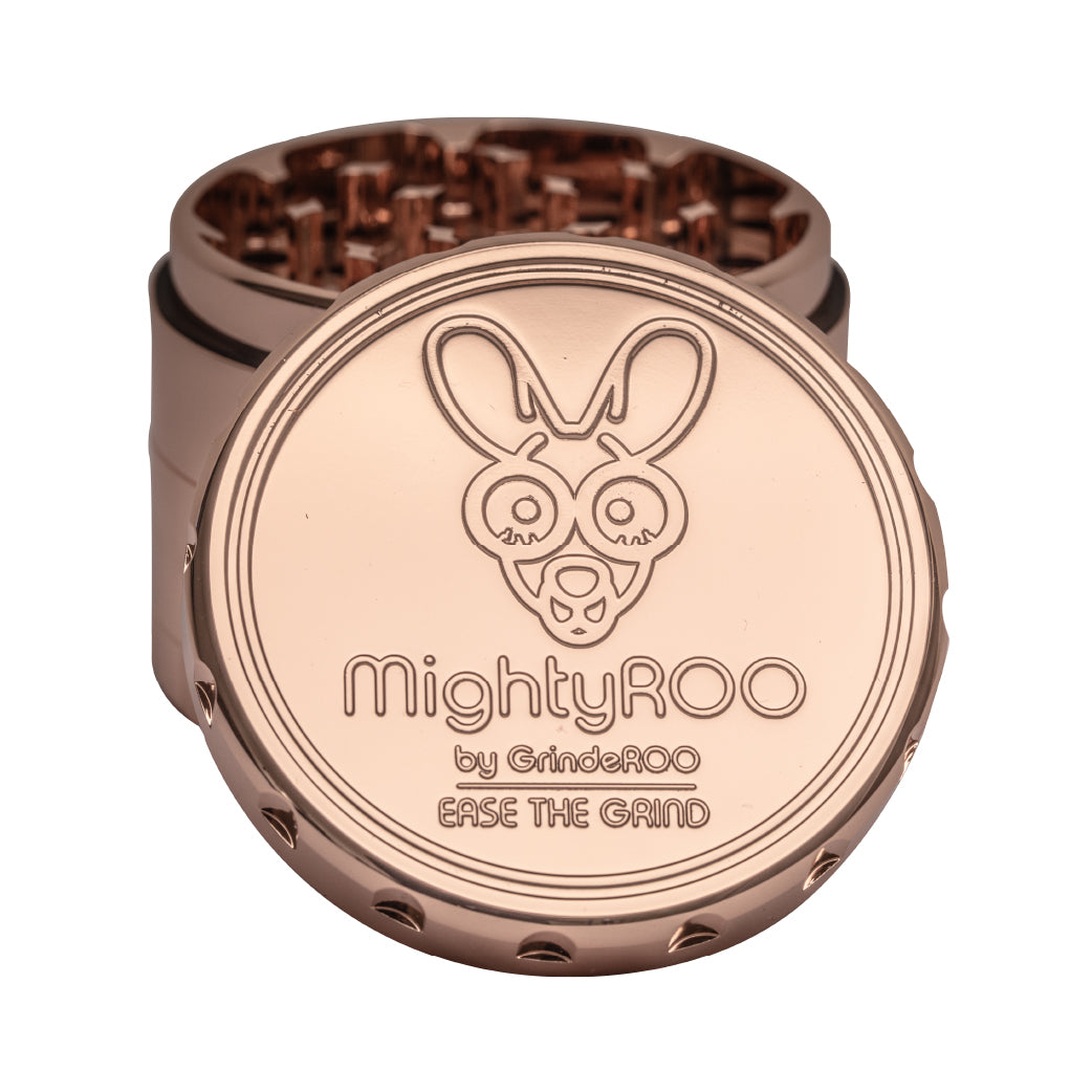 Stainless Steel 'MightyROO' Herb Grinder 63mm - Fifth Edition