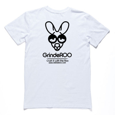 The OG GrindeROO Logo Tee - White